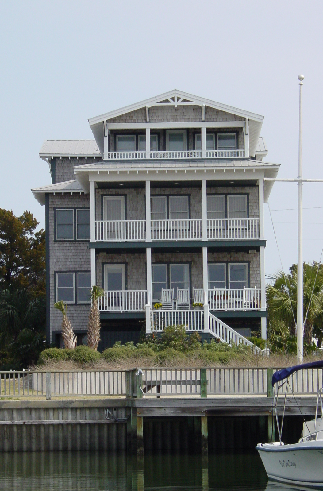 custom waterfront home